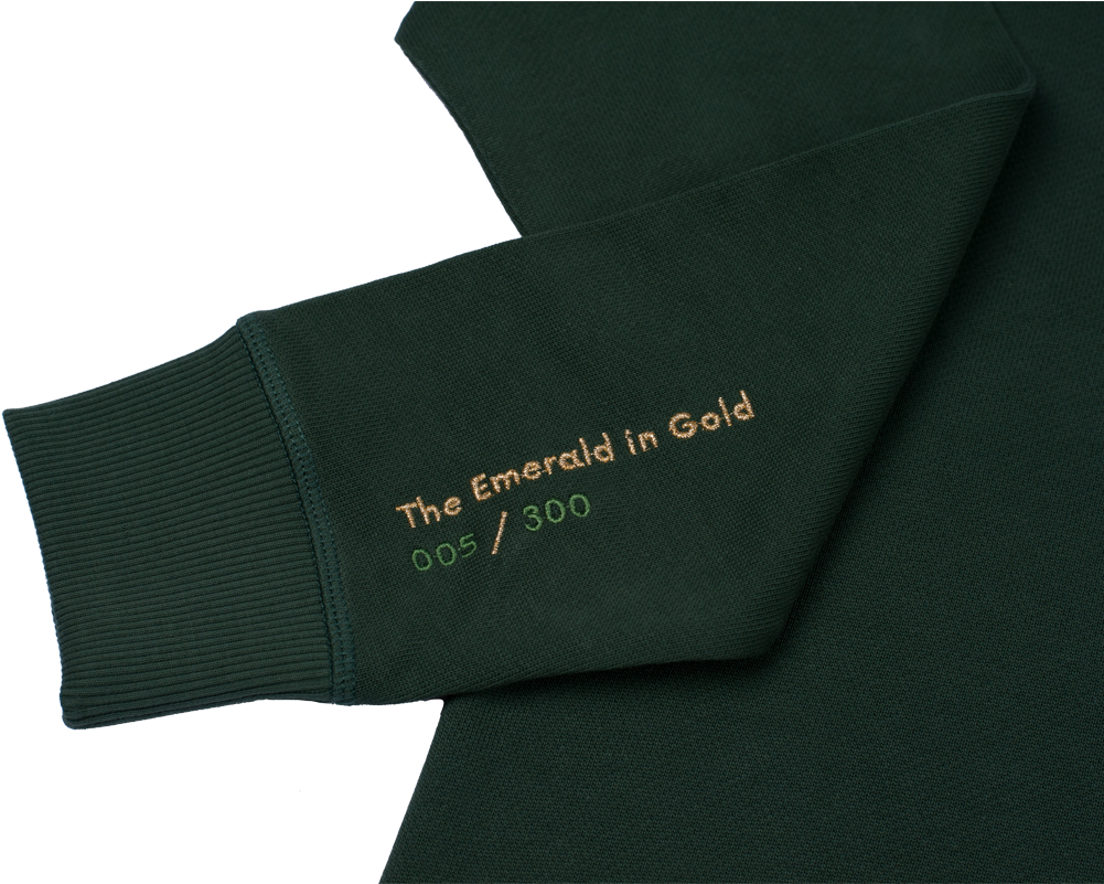 The Emerald In Gold - Label (1200x800), Png Download