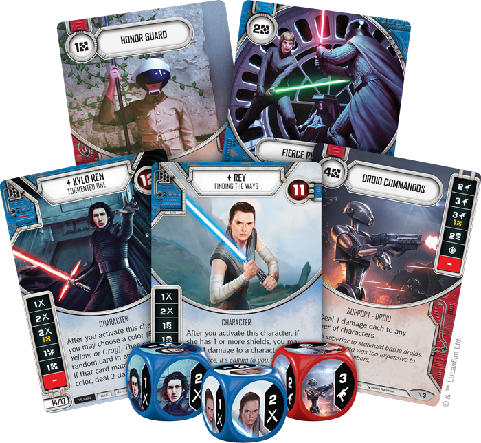 Star Wars Destiny Two Player Game (700x644), Png Download