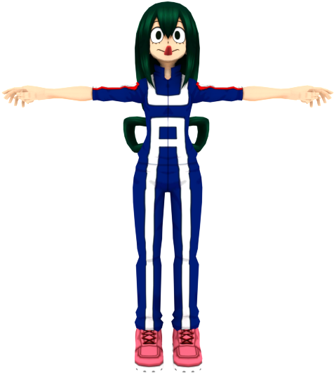 Download Zip Archive - Tsuyu Asui Gym (750x650), Png Download
