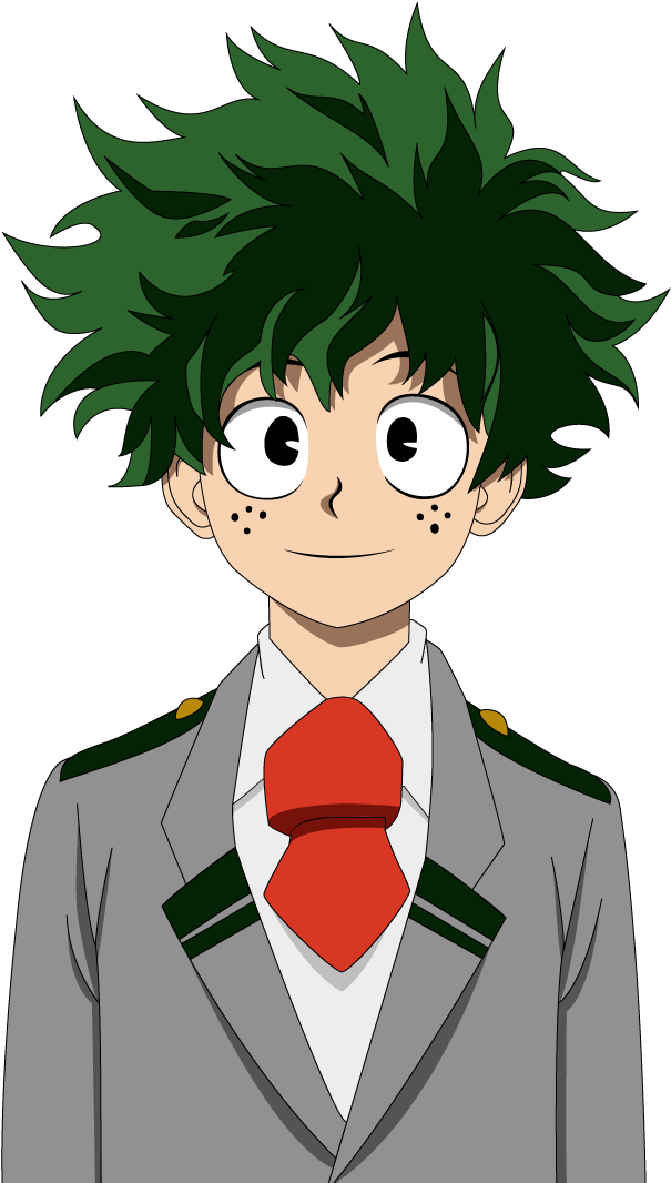 Boku No Hero Academia - Deku With No Background (1920x1080), Png Download