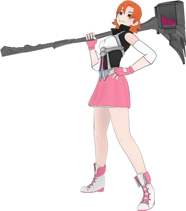 Yang Xiao Long Who's Out With Her Friend, Nora Valkyrie - Nora Valkyrie (662x806), Png Download