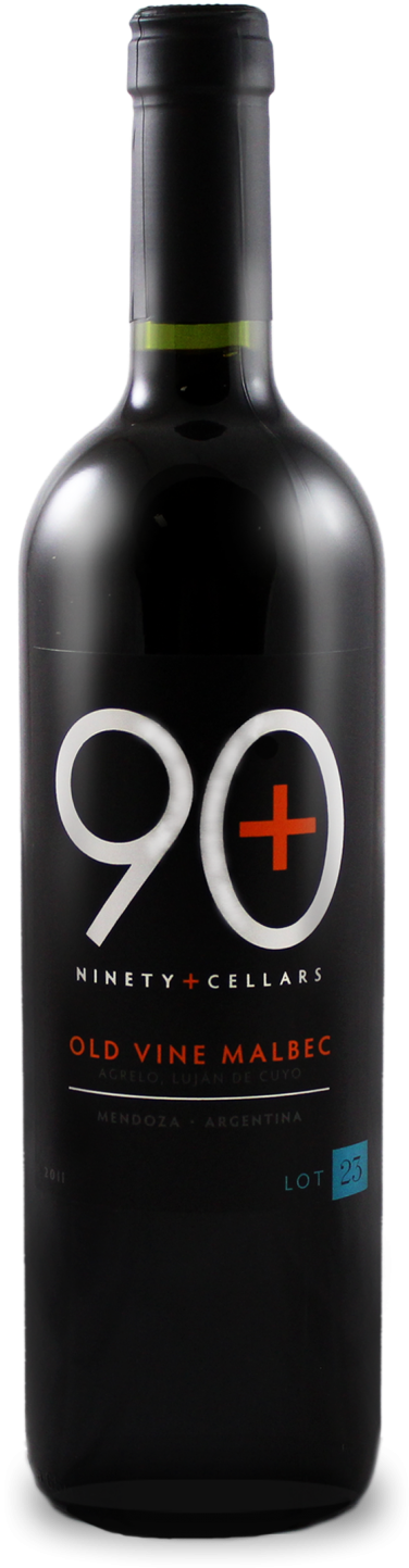90 Old Vine Malbec - 90 Plus - Lot 23 Malbec Old Vine 2016 (750ml) (450x1506), Png Download