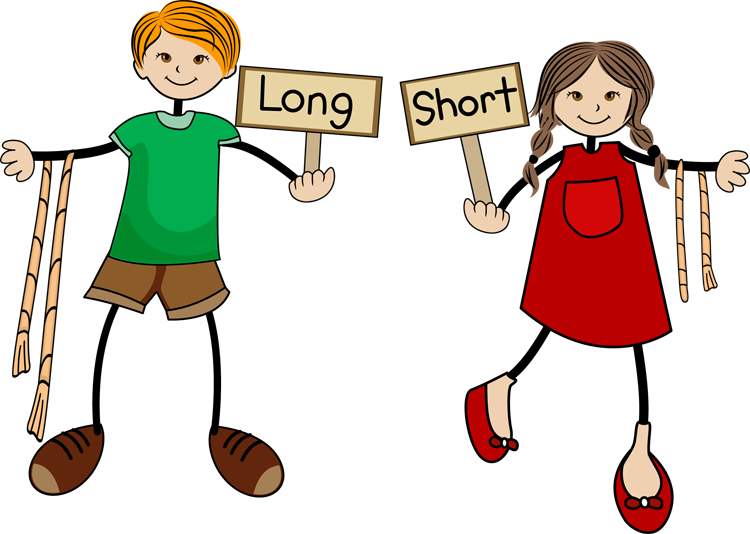 Long And Short Clipart - Clip Art (750x534), Png Download