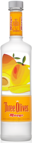 3 Olives Mango - Three Olives Vodka Mango (384x480), Png Download