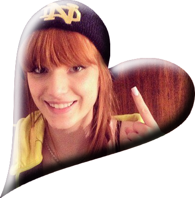 Png Srdíčka Bella Thorne - Girl (398x403), Png Download