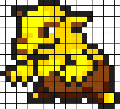 Drowzee Pokemon Bead Pattern Perler Bead Pattern / - Drowzee Pokemon Perler (463x421), Png Download