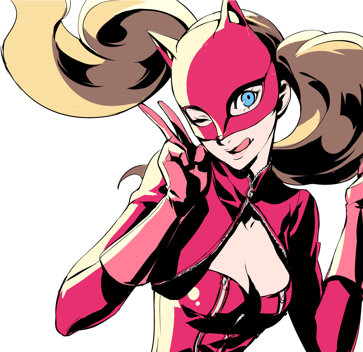 Someone Ripped Off What It Seems To Be An Initial Version - Ann Takamaki Transparent (1280x1230), Png Download