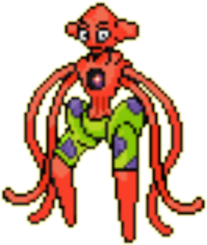 Starfish Deoxys - Deoxys Sprite (420x420), Png Download