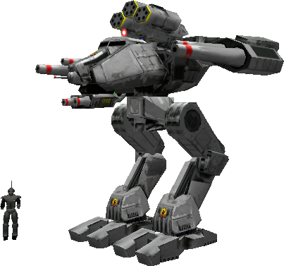 File - Ares - Military Robot (403x377), Png Download