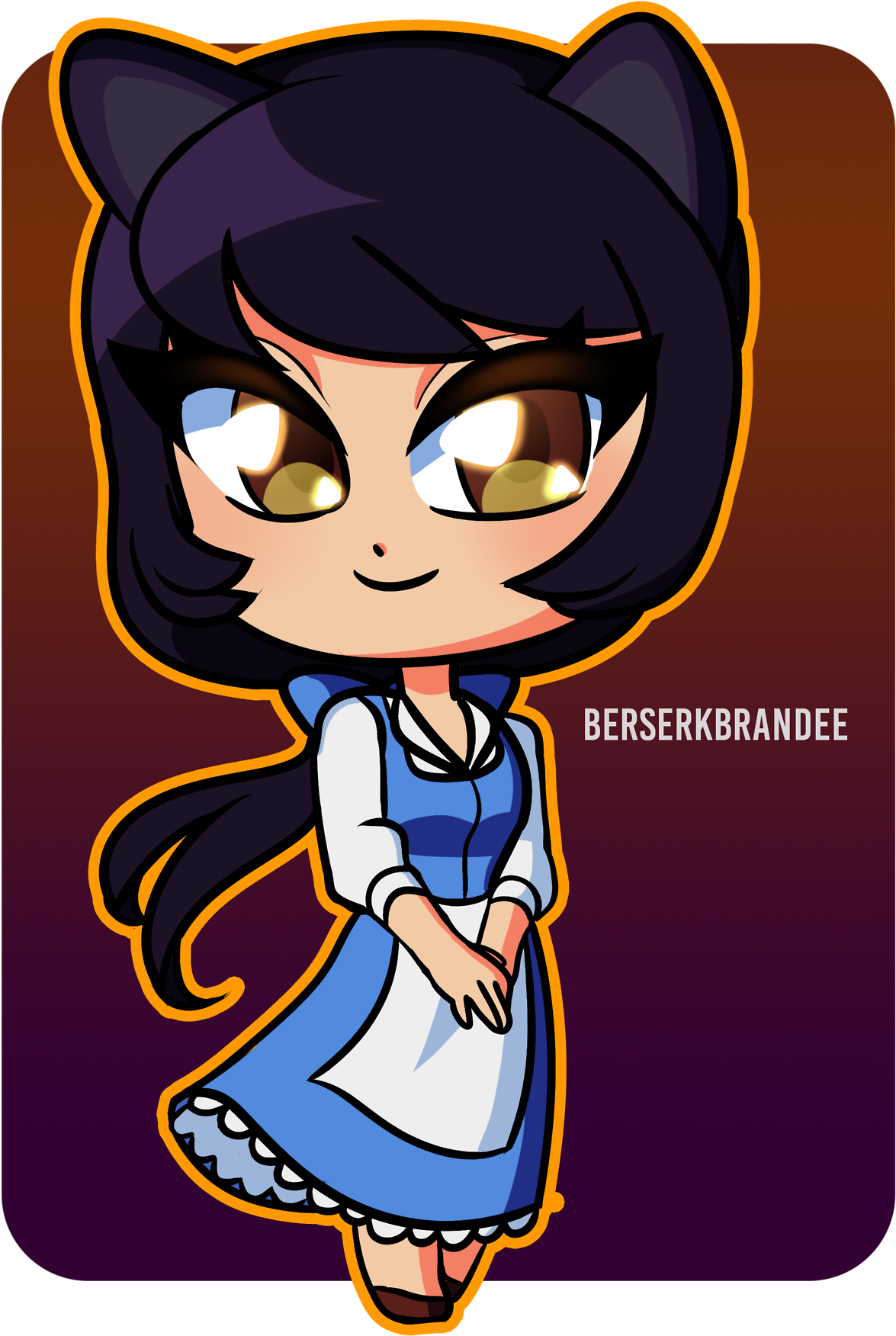 Art Berserkbrandee Rwby Blake Belladonna Ruby Rose - Cartoon (1280x1783), Png Download