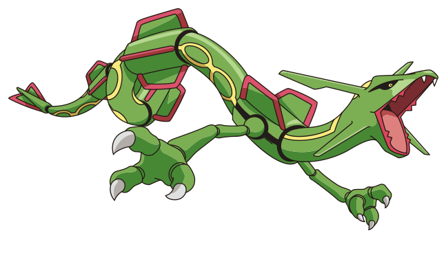 Legendary Pokémon Living At The Ozone Layer And Descends - Official Pokemon Legendary 1001 Stickers (646x461), Png Download