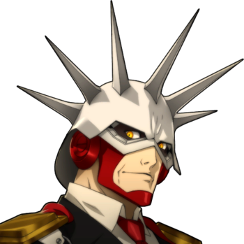 Click Here To See Shadow Https - Persona 5 Goro Shadow Shido (350x349), Png Download