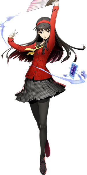 Blazblue Cross Tag Battle Yukiko Amagi Main - Yukiko Amagi (300x606), Png Download