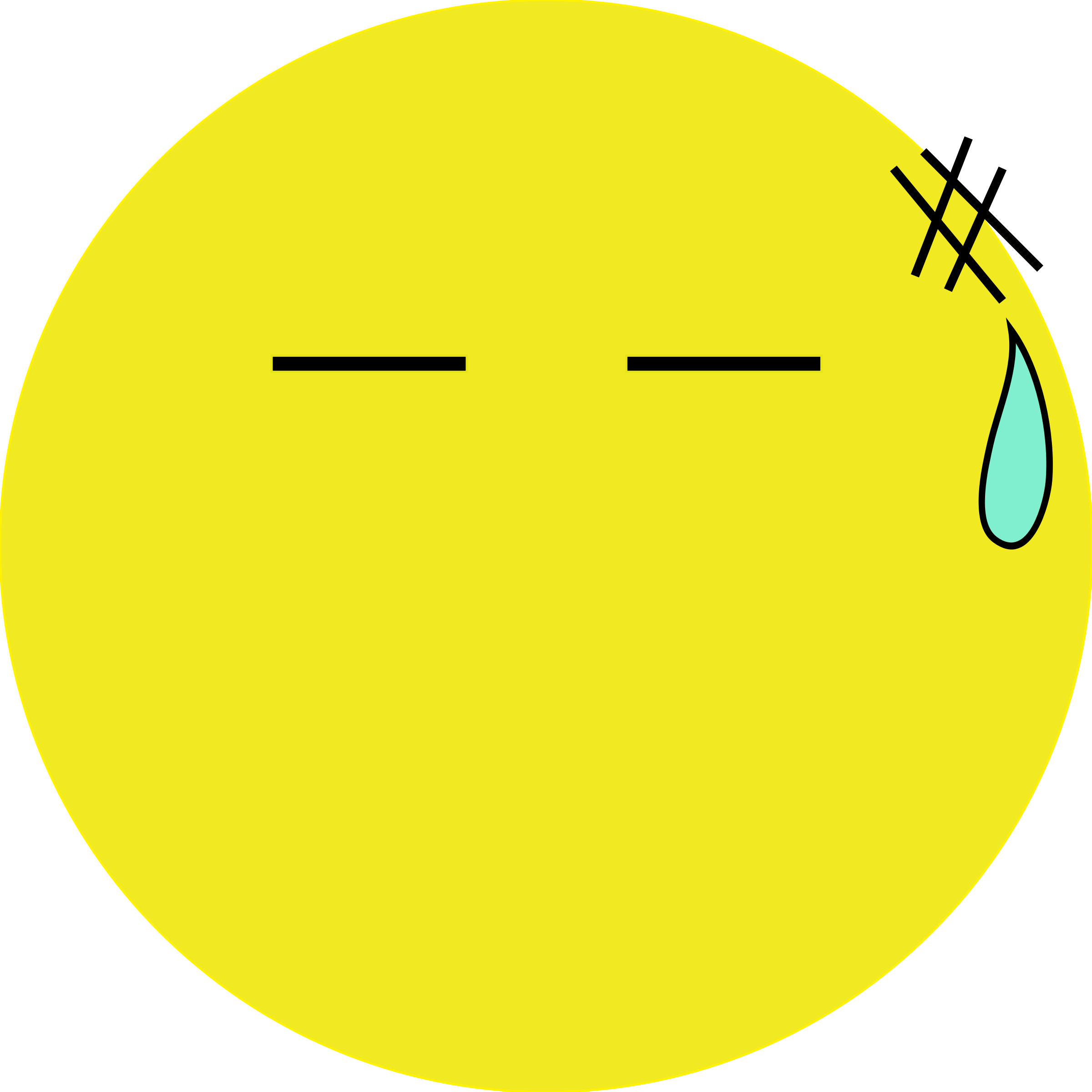 This Free Icons Png Design Of Frustrated Smiley (2400x2400), Png Download