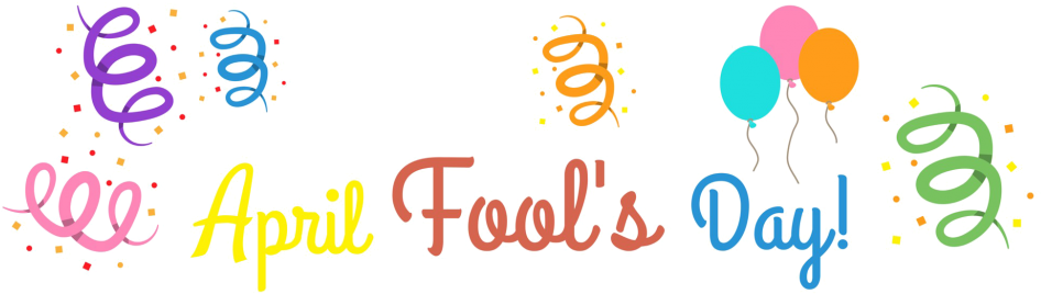 April Fools Day Png Image Background - April Fool Transparent Background (1024x439), Png Download