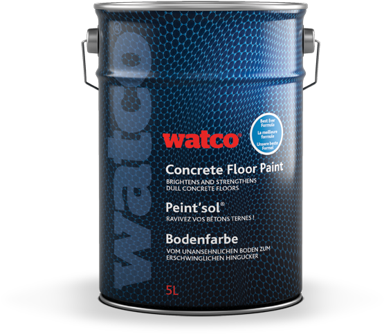 Watco Concrete Floor Paint 5l Can - Red Bull (600x600), Png Download