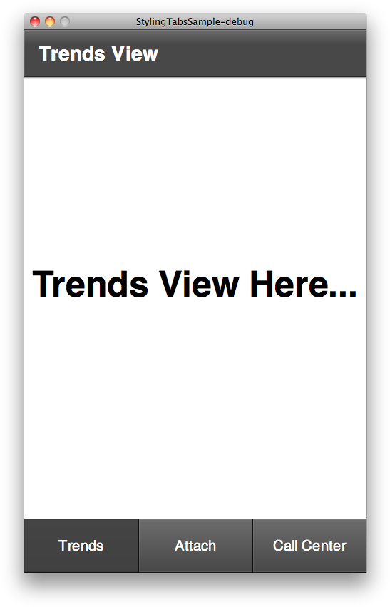 Not - Custom Bottom Tab Bar Android (560x864), Png Download