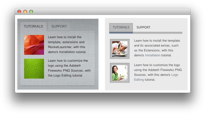 Tabs Is A Tabbed Content Display Mode, Presenting Content - ่ Joomla Html Tab (699x396), Png Download