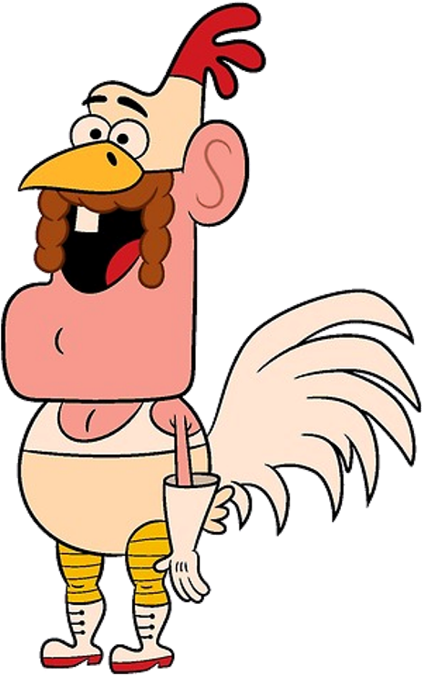 Uncle Grandpa As Chicken-tca2320 - Uncle Grandpa Chicken Man (581x800), Png Download