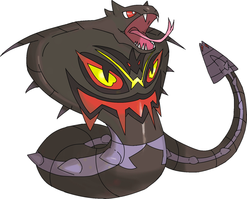 Important Notice Pokemon Shiny Mega Arbok Black Is (800x647), Png Download