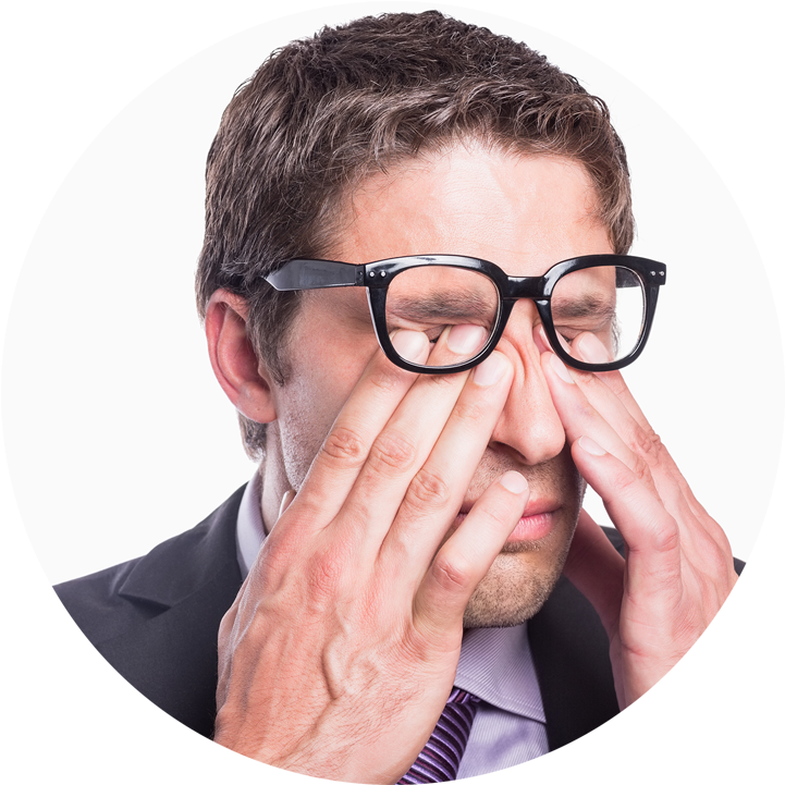 Frustrated - Rascar Ojos (765x800), Png Download