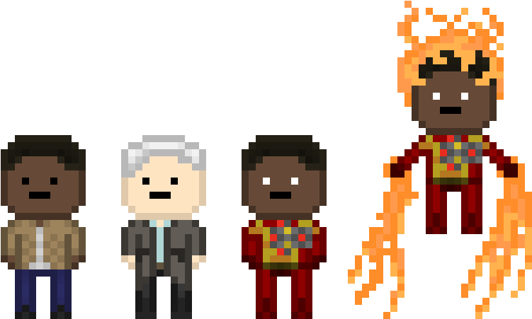 Firestorm - Pixel Art (800x490), Png Download