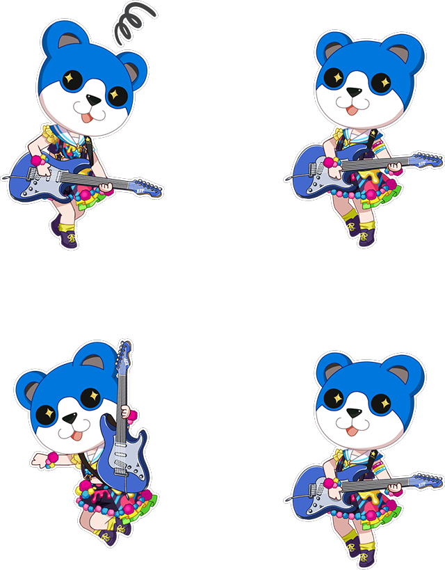 Here Are The Poppin'party April Fools Chibis (640x819), Png Download