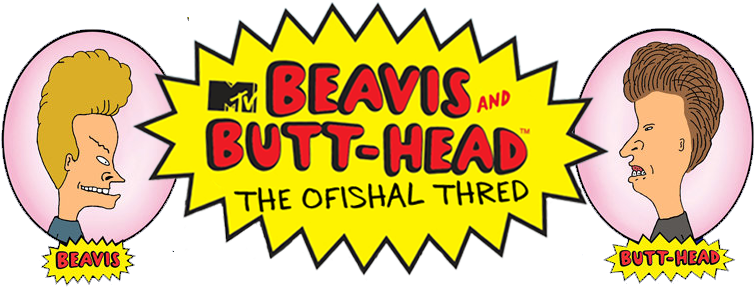 Banned - Beavis And Butthead (800x308), Png Download