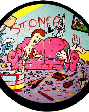 Beavis & Butt-head Round Rig Mat S Size - Beavis And Butt-head (370x475), Png Download