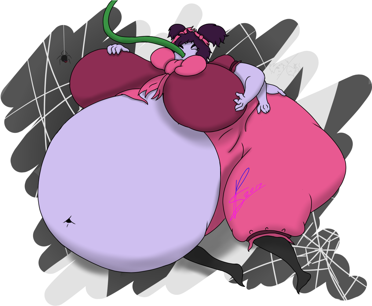 Muffet's Coffee Inflation - Fat Muffet Undertale (1240x1059), Png Download