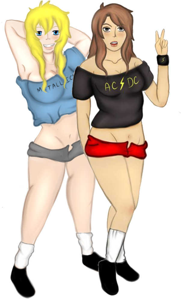 Female Beavis And Female Butthead Re Upload By Xthcx-d731o7p - Female Beavis And Butthead (1024x1029), Png Download