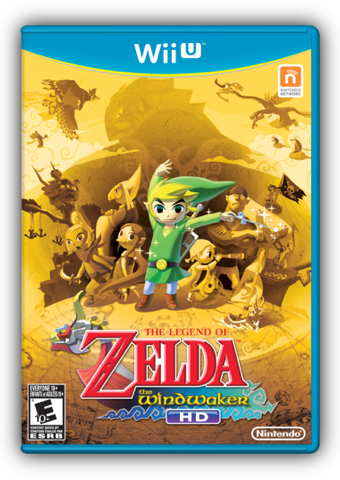 Buy The Wind Waker Hd On Amazon Usa Amazon Canada Amazon - Legend Of Zelda: The Wind Waker [wii U Game] (340x480), Png Download