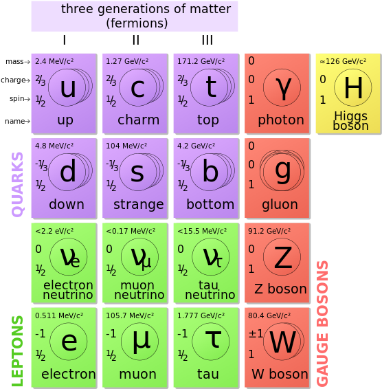 La Física De Partículas Estudia Las Propiedades De - Modello Standard Particelle Elementari (626x600), Png Download