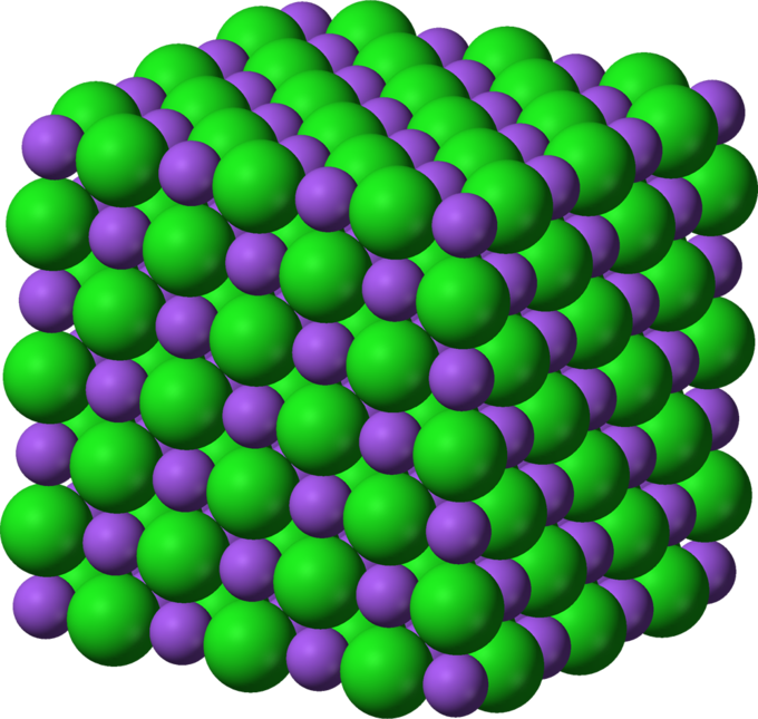Hoy En Día Sabemos Que La Materia Está Formada Por - Sodium Chloride (632x599), Png Download