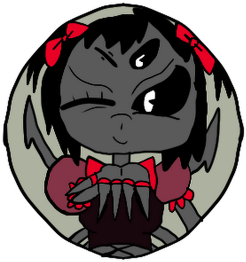 Cupheadtale ~ Black Widower Mugshot - Cartoon (530x530), Png Download