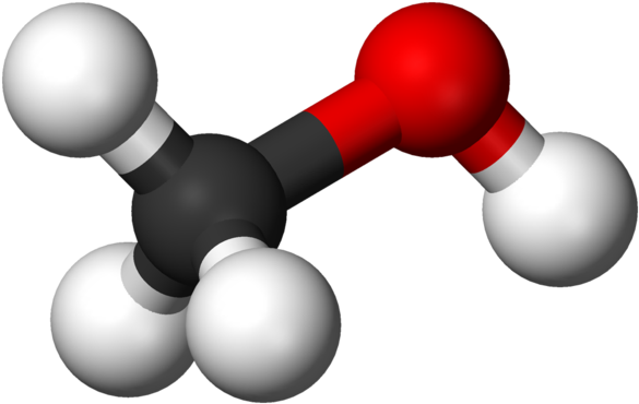 640px Methanol 3d Balls - Molecules Clipart (640x425), Png Download