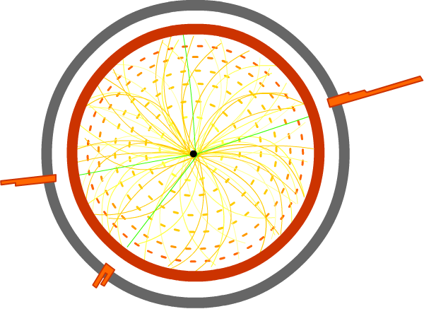 La Energía Liberada, Por Tanto, En La Colisión, Quedará - Circle (600x437), Png Download