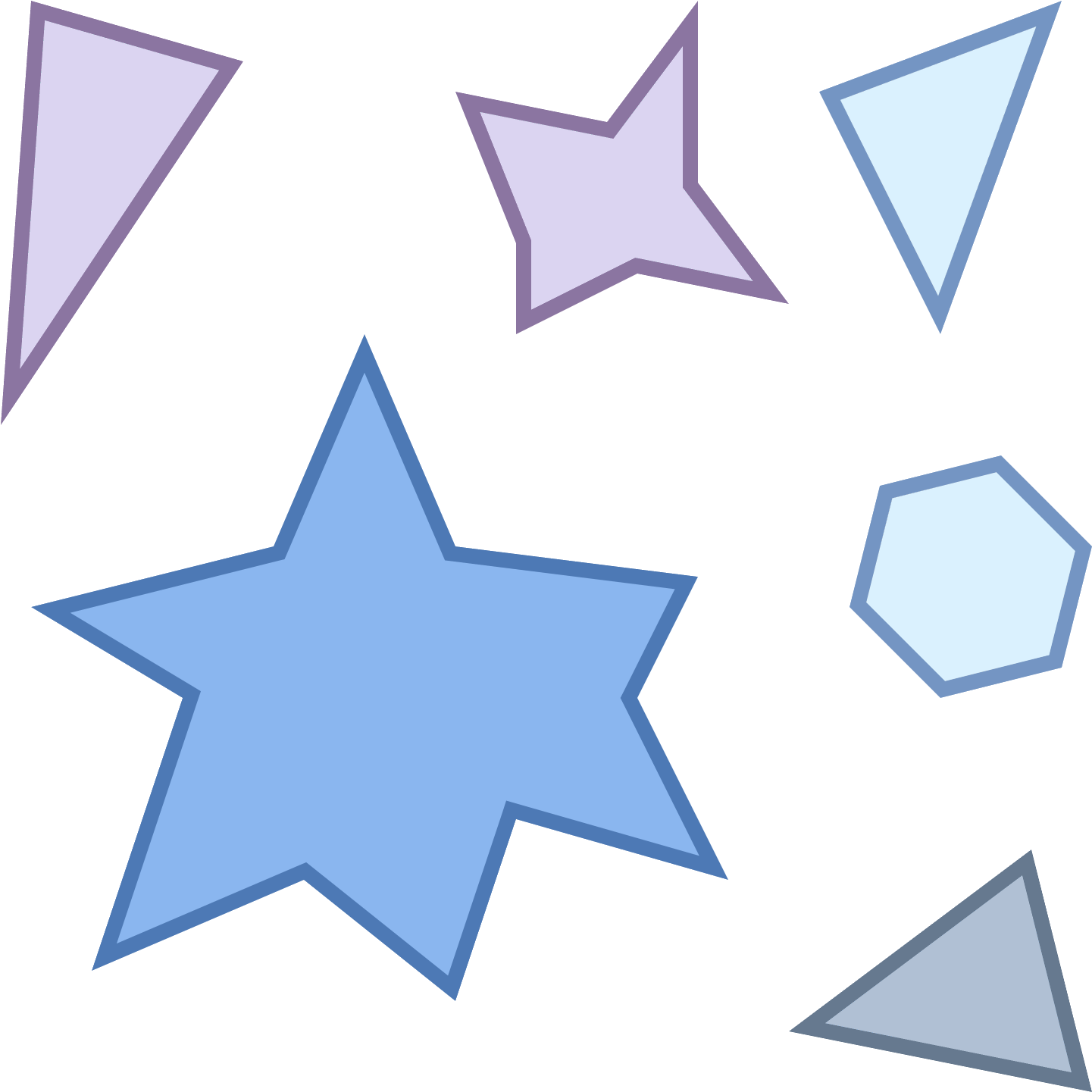 The Image Has A Variety Of Misshapen Objects Arranged - Png Superhero Exclamation (1600x1600), Png Download