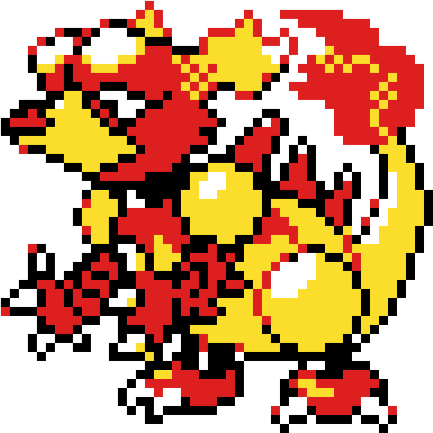 Magmar - Bead (670x570), Png Download