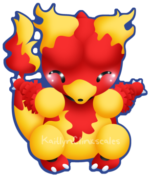 Magmar By Clinkorz - Chibi Pokemon Magmar (400x400), Png Download