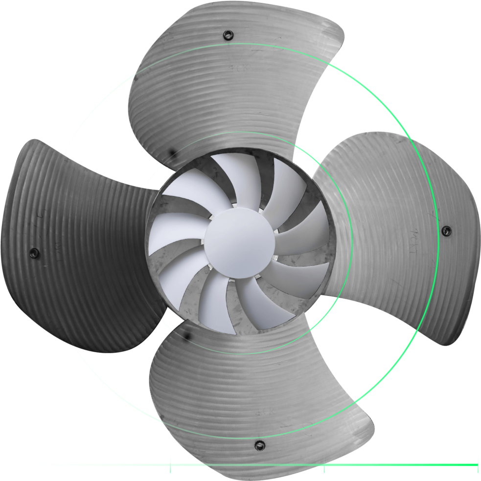 Cmotive Fan Single - Portable Network Graphics (1000x999), Png Download