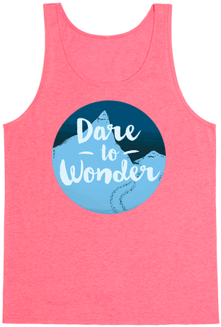 Dare To Wonder Tank Top - Weight Of Him: A Novel (484x484), Png Download