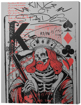 King Of Spades Canvas Print - Small By Tshirt-factory (400x400), Png Download