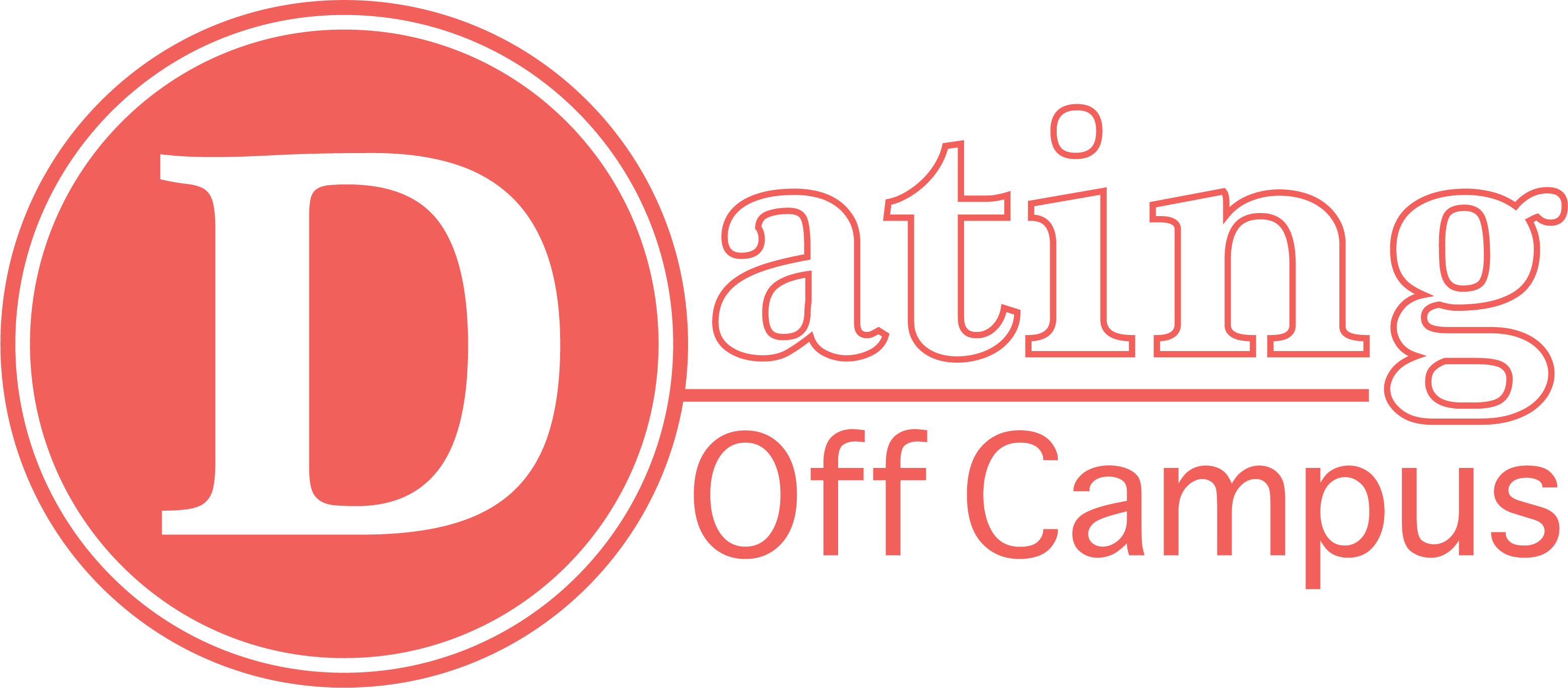 Dating Off Campus - Circle (3113x1366), Png Download