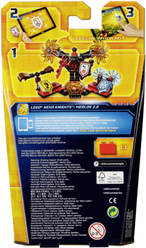 Lego Nexo Knights Ultimat Lego Nexo Knights Ultimat - Lego Nexo Knights 70338 Ultimate General Magmar Building (298x500), Png Download