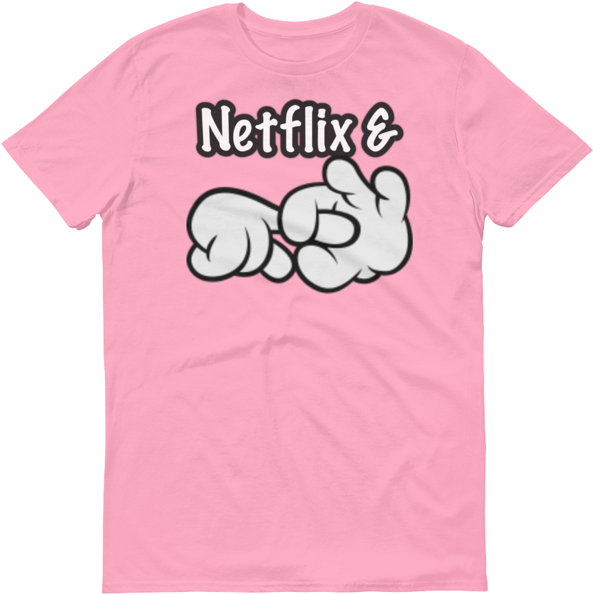 Netflix & "chill" T-shirt - Alien Tees (1000x1000), Png Download