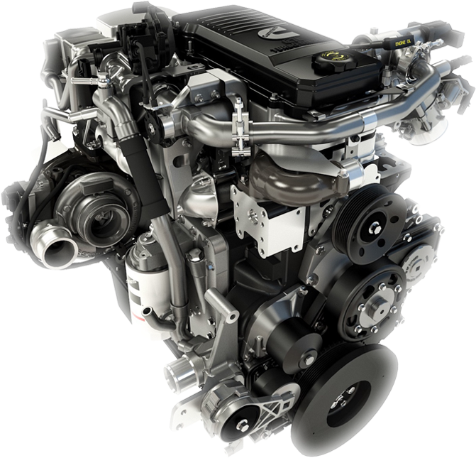 2018 6.7 Cummins Engine (695x656), Png Download