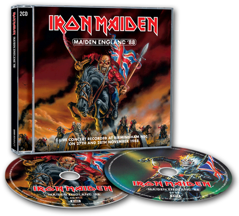 Maiden England 88 Double Cd - Iron Maiden Maiden England Cd (500x500), Png Download