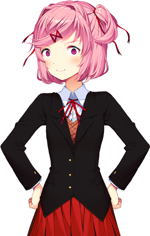What Do You Think Of This Evil Sprite I Made For Natsuki - Ddlc Natsuki Sprites (960x960), Png Download