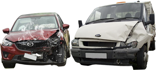 Cash For Cars Sell My Car San Diego 619 - Car Damaged On Top (686x268), Png Download